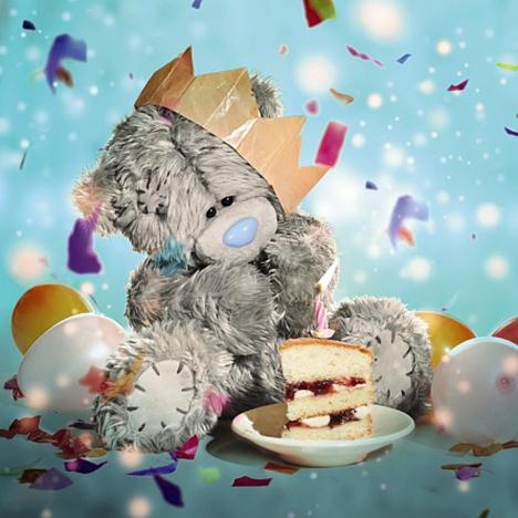 3D Holographic Birthday Cake Me to You Card £2.99